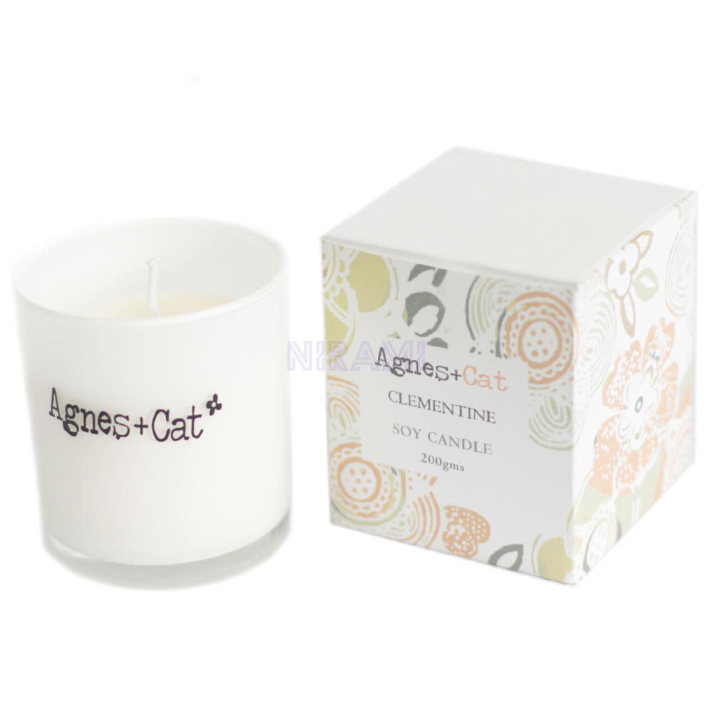 Clementine Vela en Tarro de Cristal Agnes+Cat 