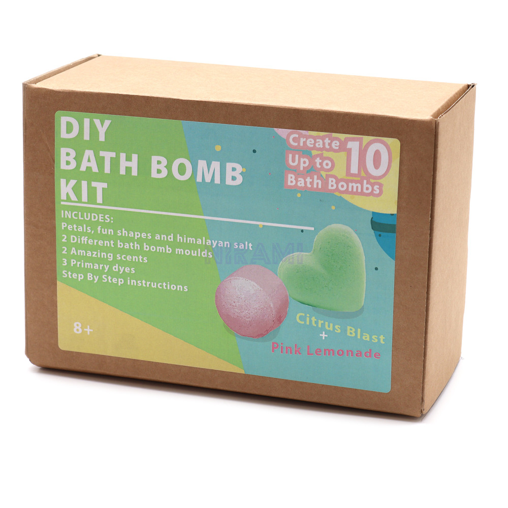 Kit de bombas de baño: limonada rosa y explosión de cítricos
