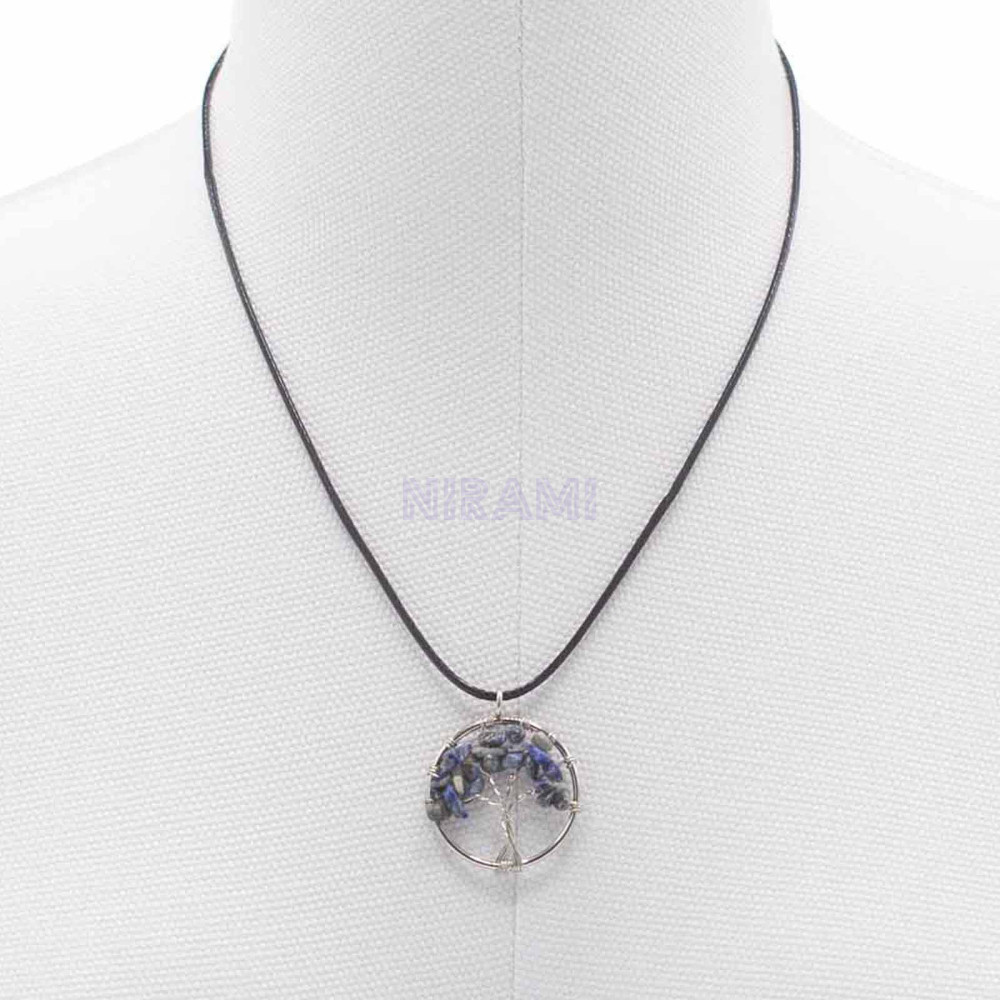 Sodalite - Tree of Life Pendant 