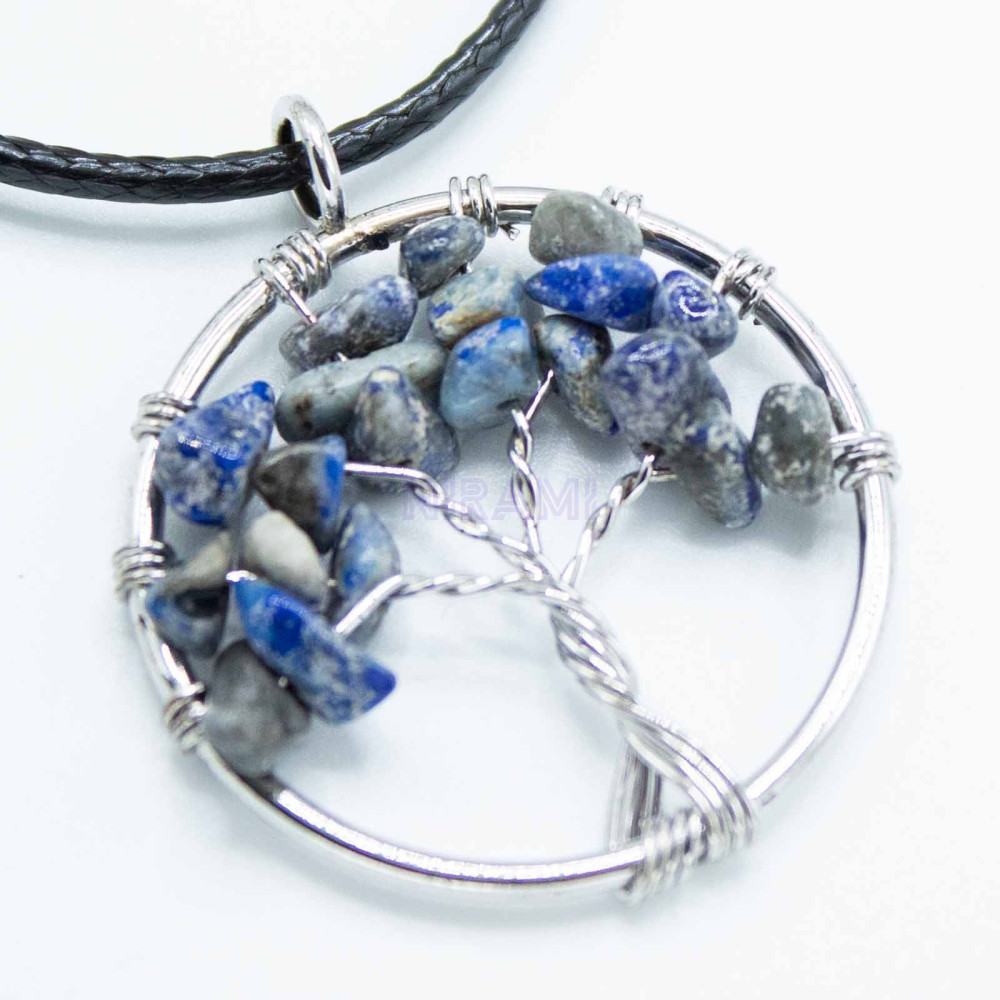 Sodalite - Tree of Life Pendant 