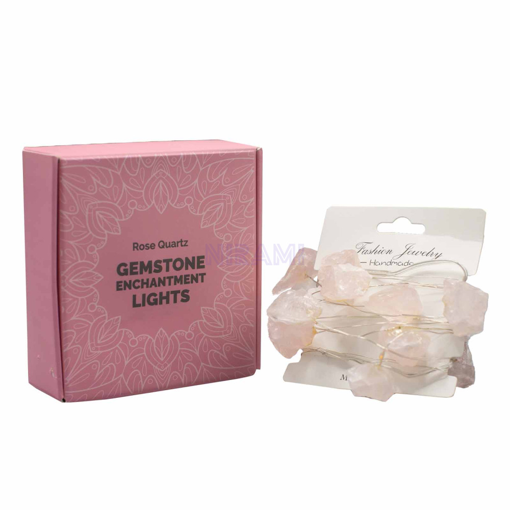 Luces de encanto gemas: Cuarzo rosa