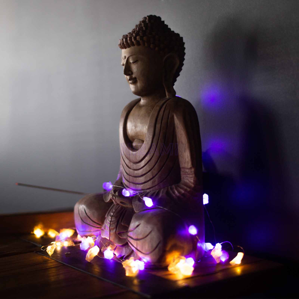 Luces de encanto gemas: amatista