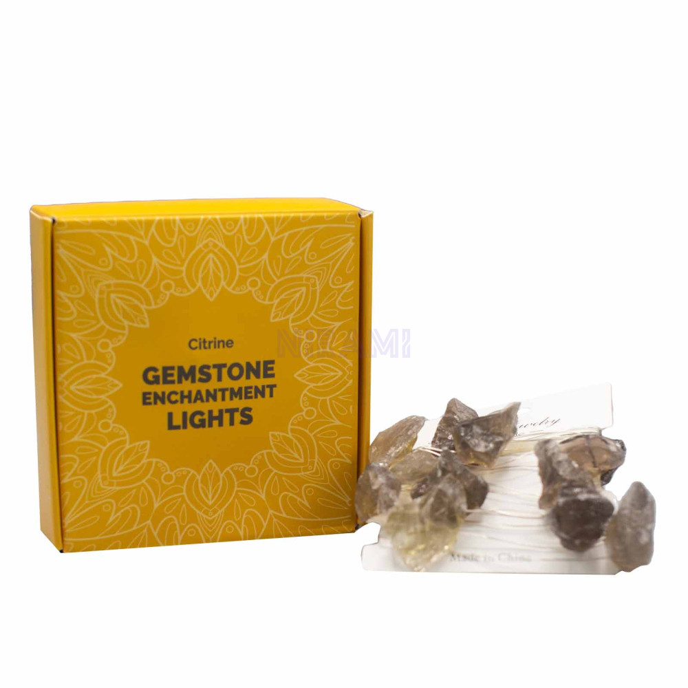 Luces de encanto gemas: Citrino ahumado