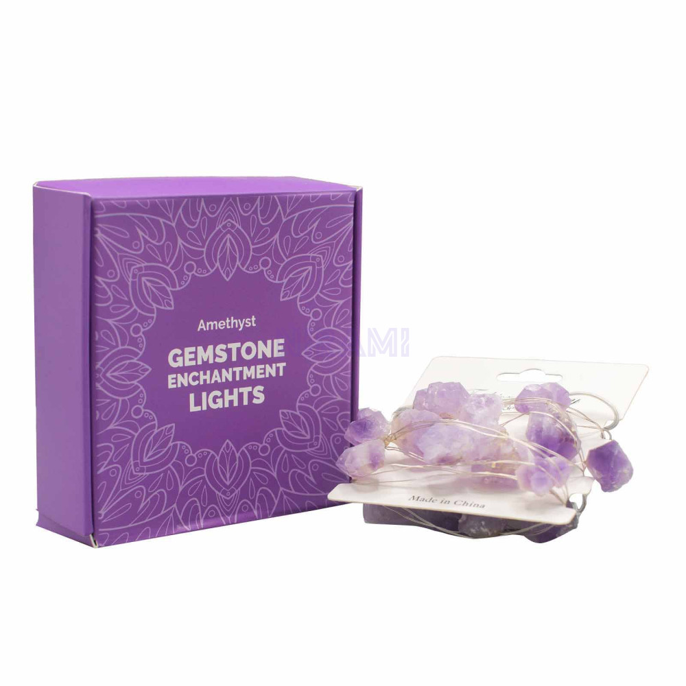 Luces de encanto gemas: amatista