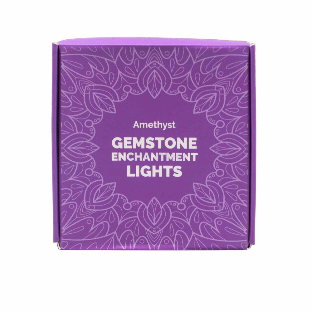 Luces de encanto gemas: amatista