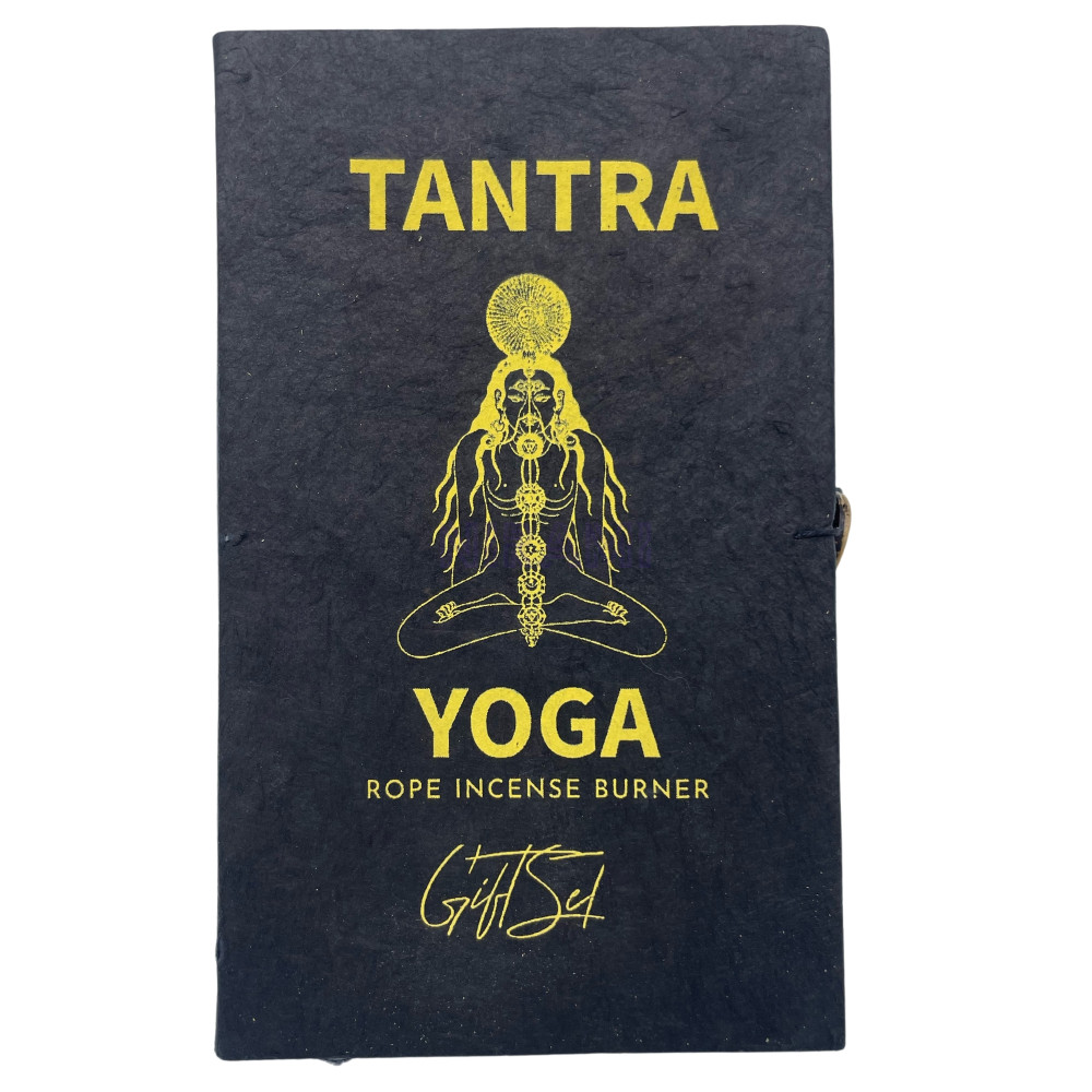Siete Chakras - Set Incienso Cuerda y Porta Incienso Plateado