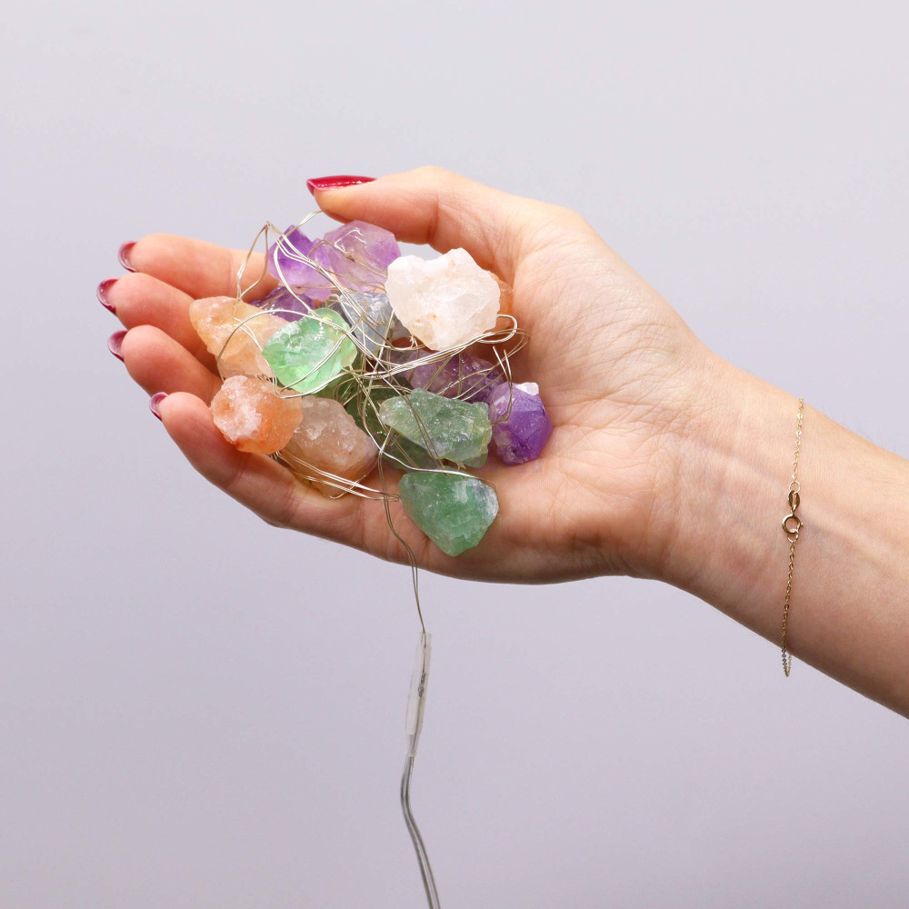 Luces de encanto gemas: Rocas mixtas