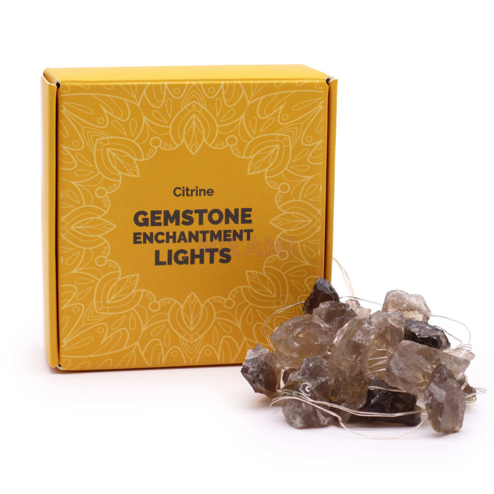 Luces de encanto gemas: Citrino ahumado