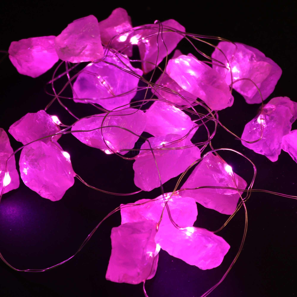 Luces de encanto gemas: Cuarzo rosa