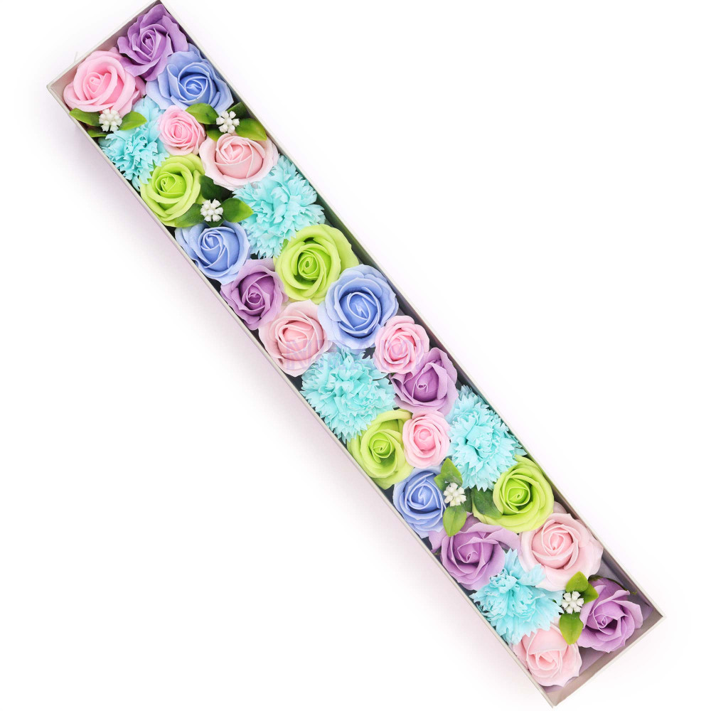 Bendiciones Bebe Blues Caja Regalo Flores Jabón Extralarga
