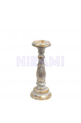 Candelabro Pequeño - Oro Blanco