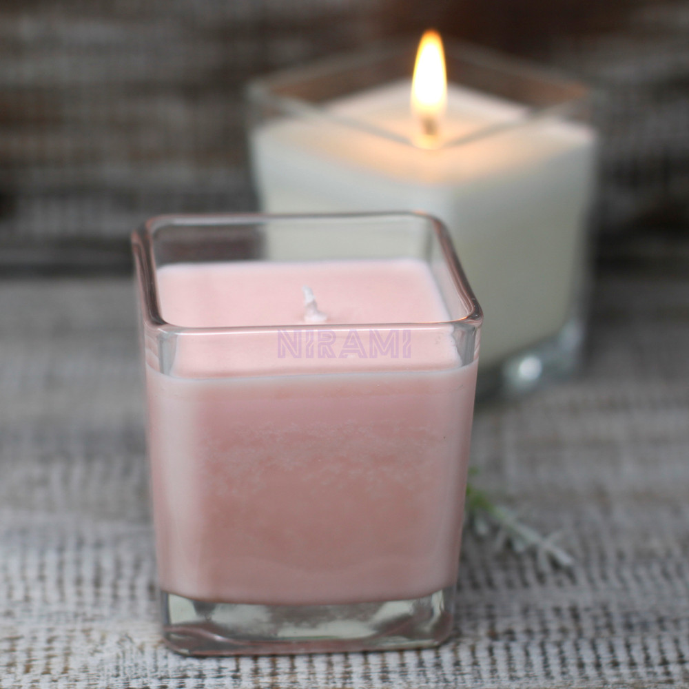 Granada y naranja - Velas de Soya sin Etiqueta