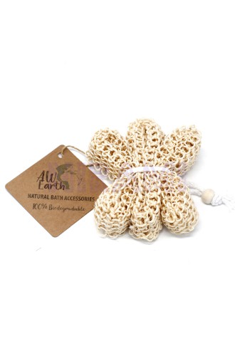 Esponja y exfoliante de sisal - Estrella exfoliante