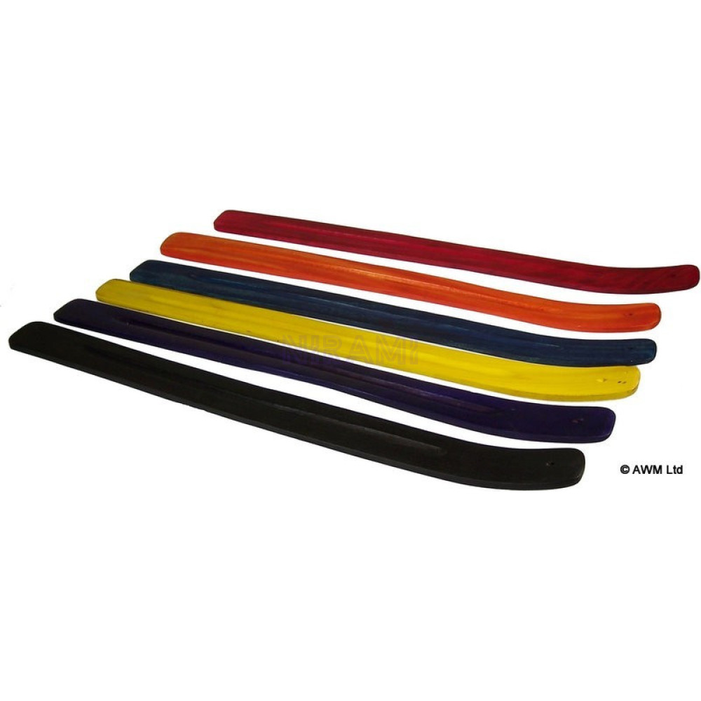 Porta incenso color largo 17 "(asst)