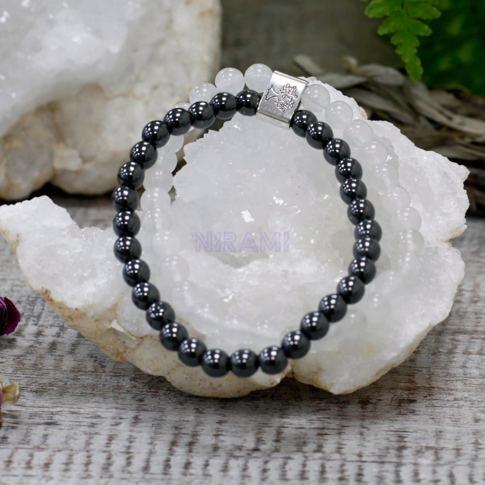 Ojo de Tigre Pulsera de Piedras Preciosas Magnéticas