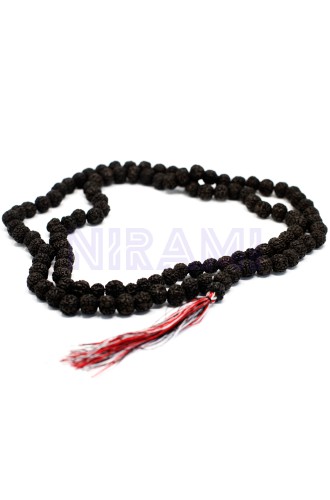 108 Rudraksha Japa Mala - Oscuro