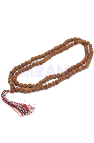 108 Rudraksha Japa Mala - Natural