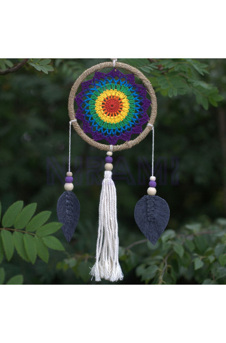Atrapasueños de Bali - Elementos Multicolor Mediano