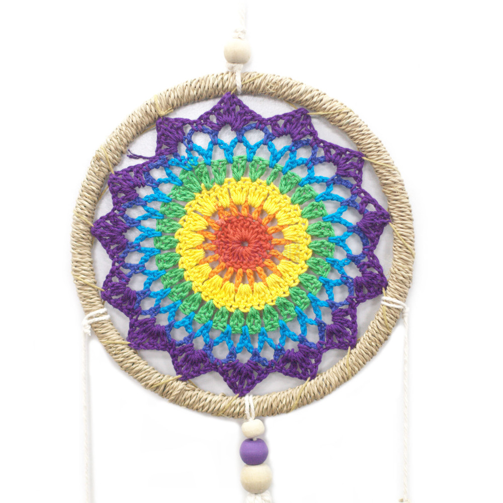 Atrapasueños de Bali - Elementos Multicolor Mediano