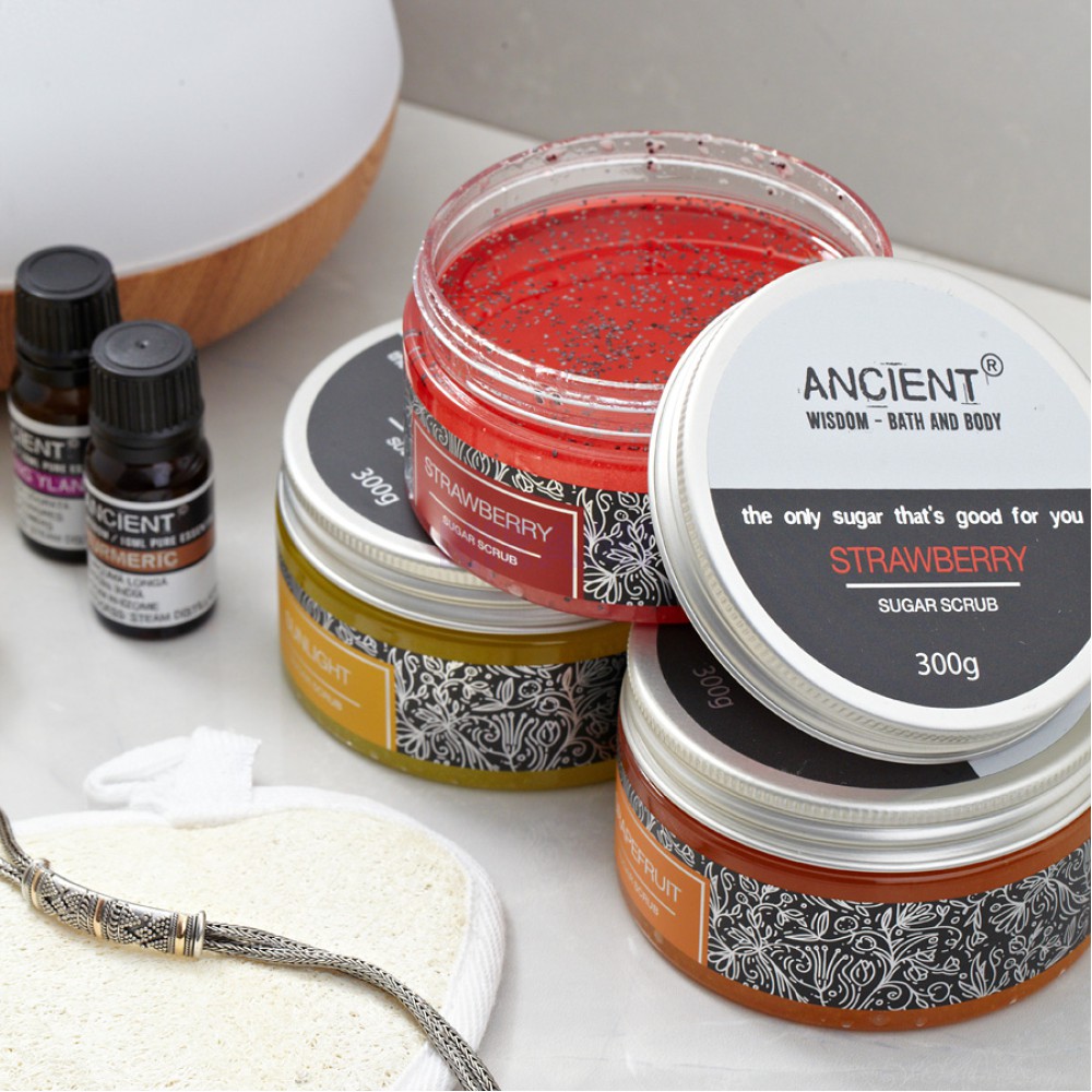 Fresa Exfoliante de Azúcar 300g 