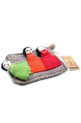 Bolsa con Marionetas de Dedo - Amigos