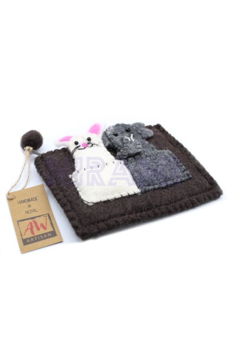 Bolsa con Marionetas de Dedo - Elefante y Raton