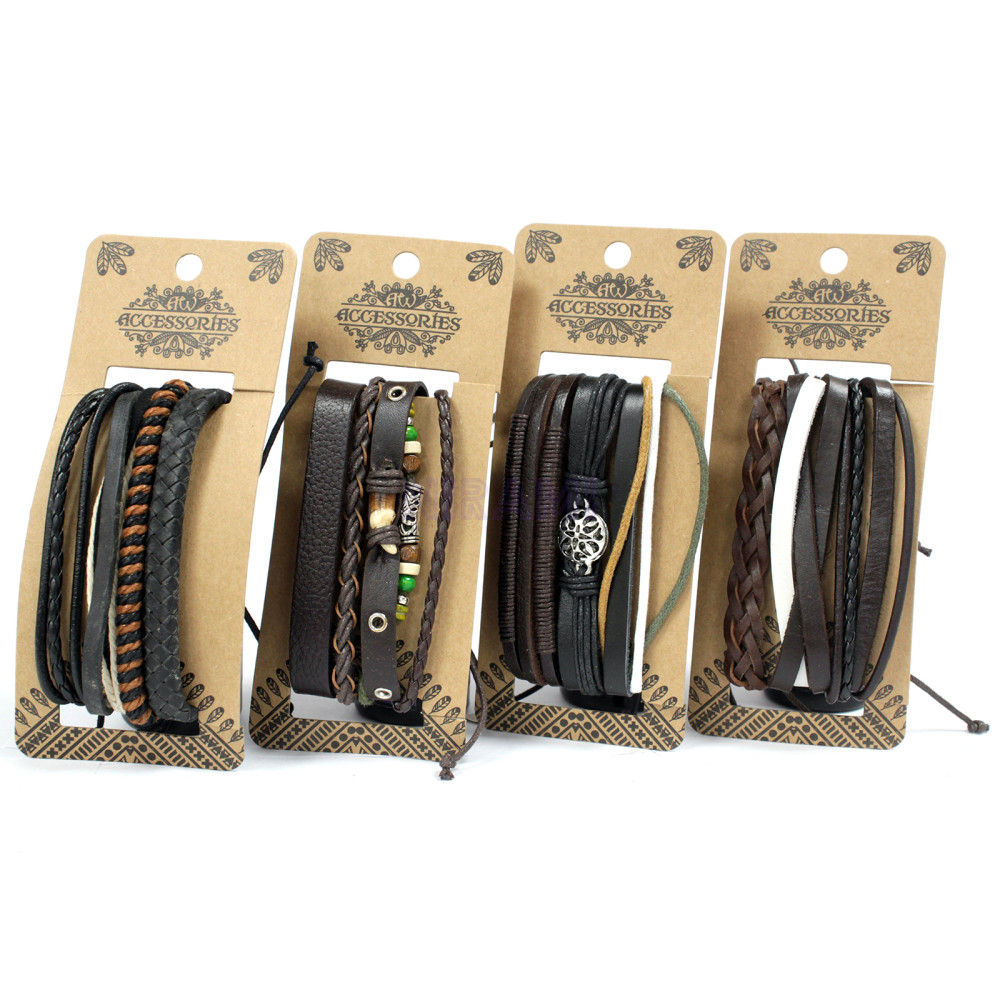 Dark & Handsome Mens Bracelet Sets (asst)