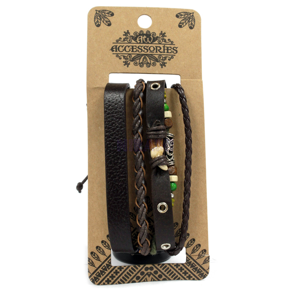 Dark & Handsome Mens Bracelet Sets (asst)