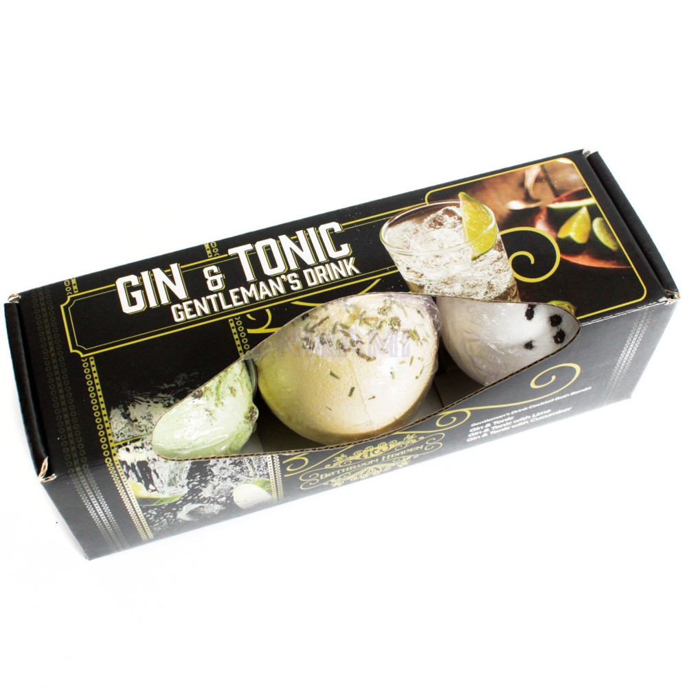 Gin & tonic set de 3 bombas de baño 