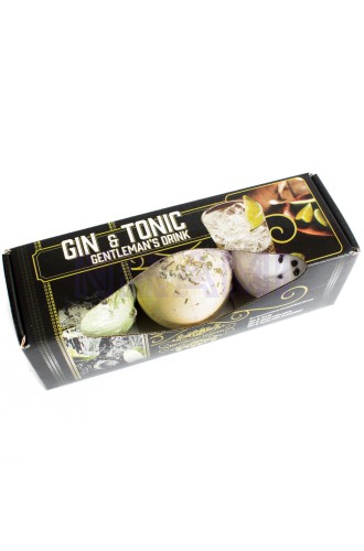 Gin & tonic set de 3 bombas de baño 