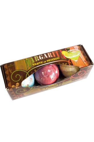Margarita set de 3 bombas de baño 