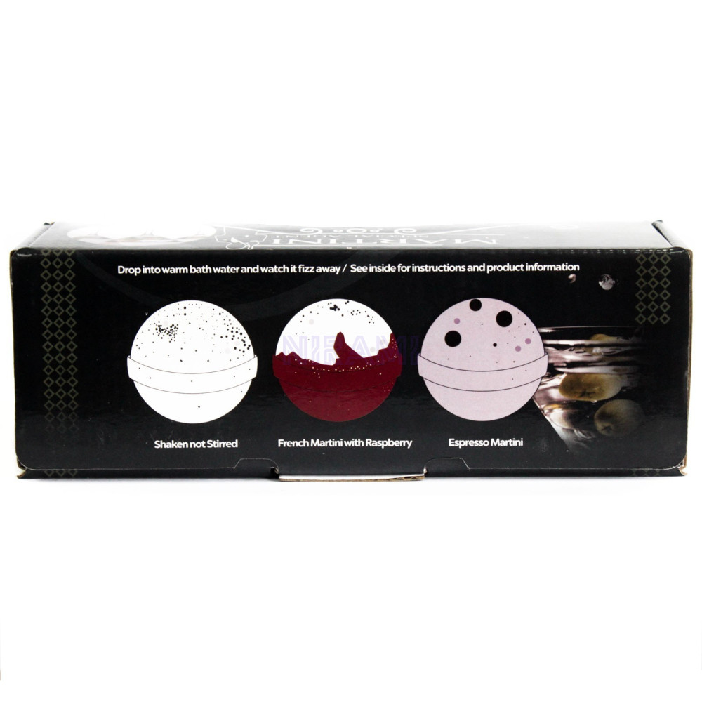 Martini set de 3 bombas de baño 