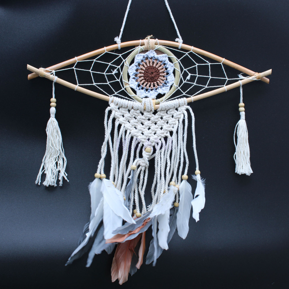 Protection dreamcatcher - Sm Macrame Eye Assorted Colours