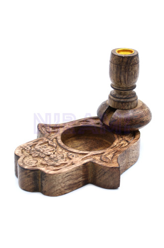 Sm Quemador Inverso Madera de Mango - Hamsa