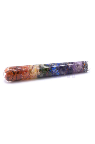 Orgonita de Chakra y Varita Curativa de Cobre - 140 x 30 mm