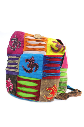 Bolso Étnico Estilo Hippie - Teal / Om