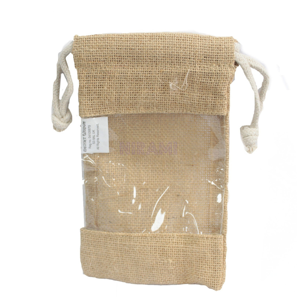 Bolsa Ventana Mediana Yute 20x12cm