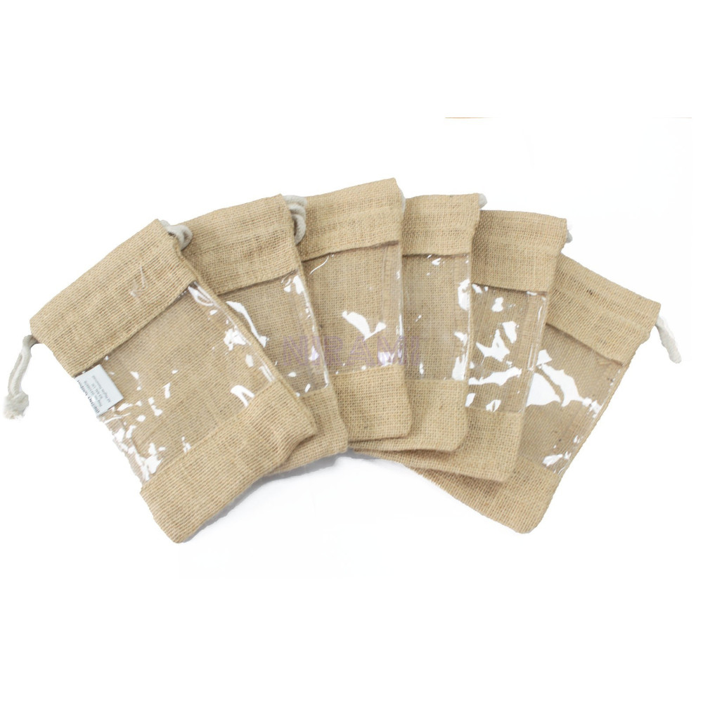 Bolsa Ventana Mediana Yute 20x12cm