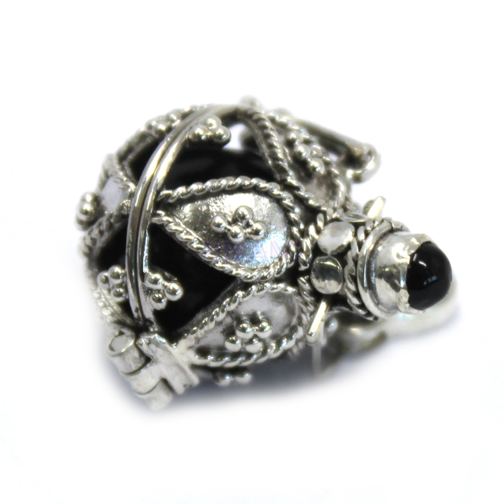 Oscuro-Campana Ángel Plateado - 16mm