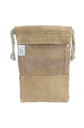 Bolsa Ventana Yute 25x16cm