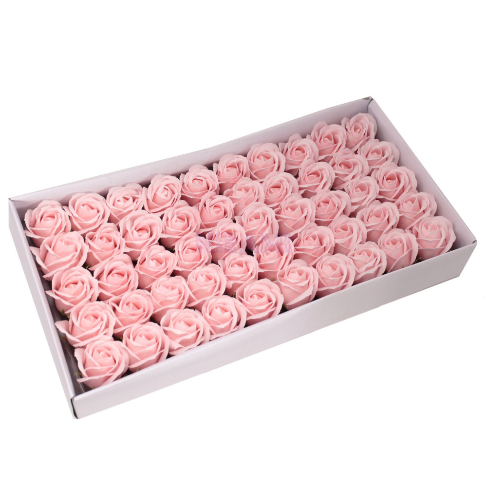 Flor de Jabon para manualidades deco mediana - rosado