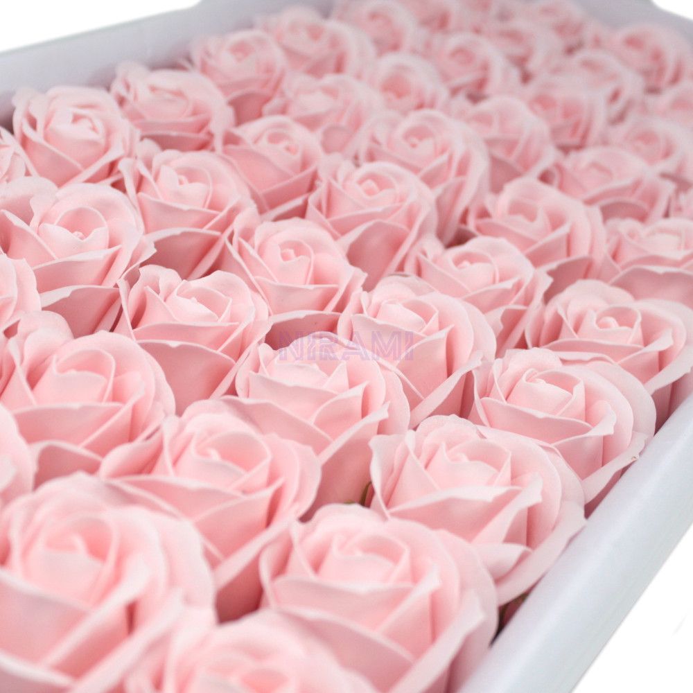 Flor de Jabon para manualidades deco mediana - rosado