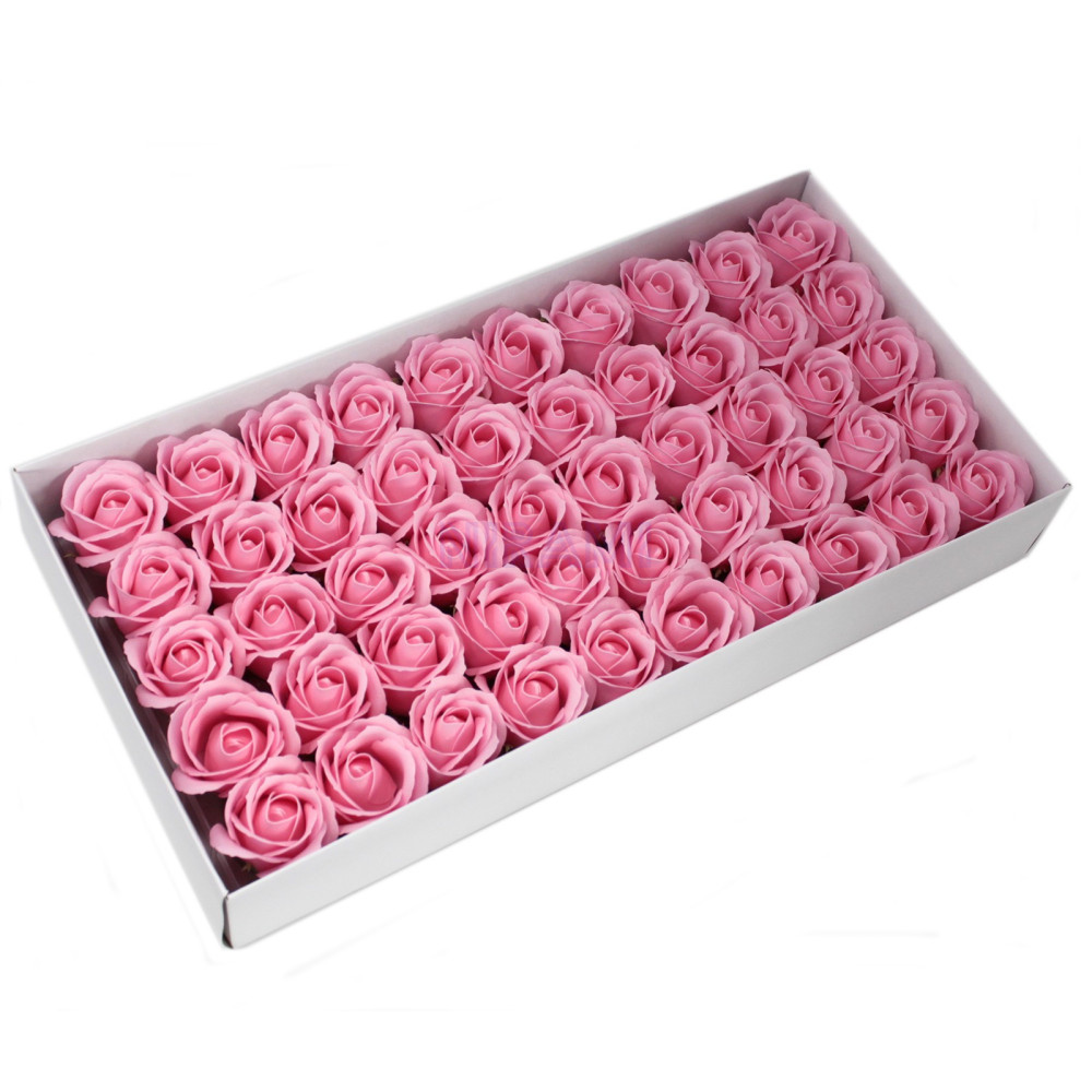 Flor de Jabon para manualidades deco mediana - rosa