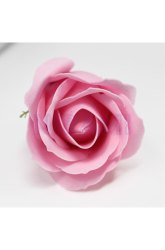 Flor de Jabon para manualidades deco mediana - rosa