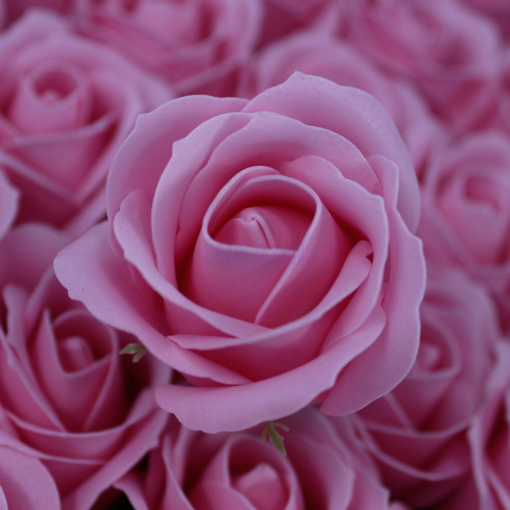 Flor de Jabon para manualidades deco mediana - rosa