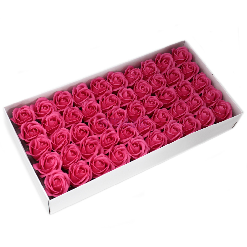 Flor de Jabon para manualidades deco mediana - Rosa
