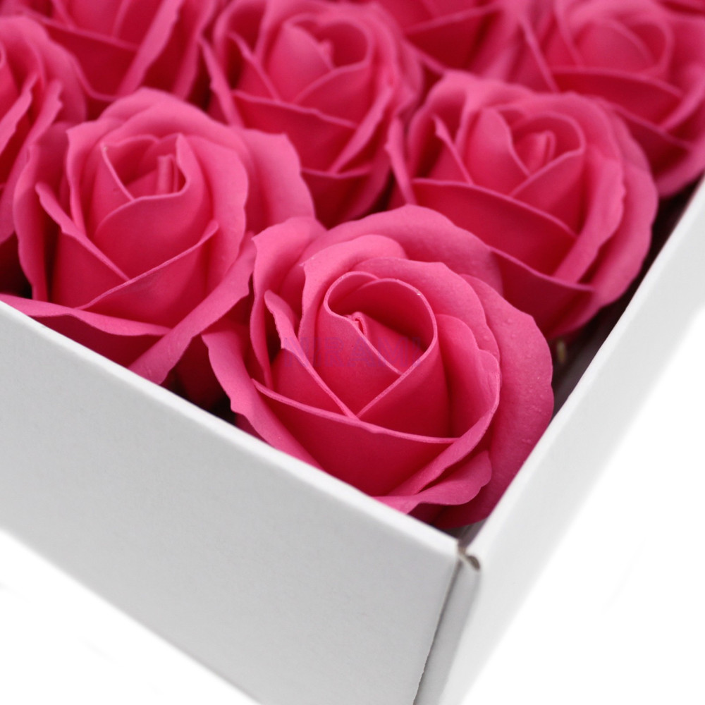 Flor de Jabon para manualidades deco mediana - Rosa