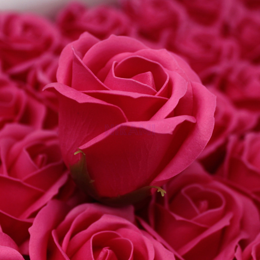 Flor de Jabon para manualidades deco mediana - Rosa