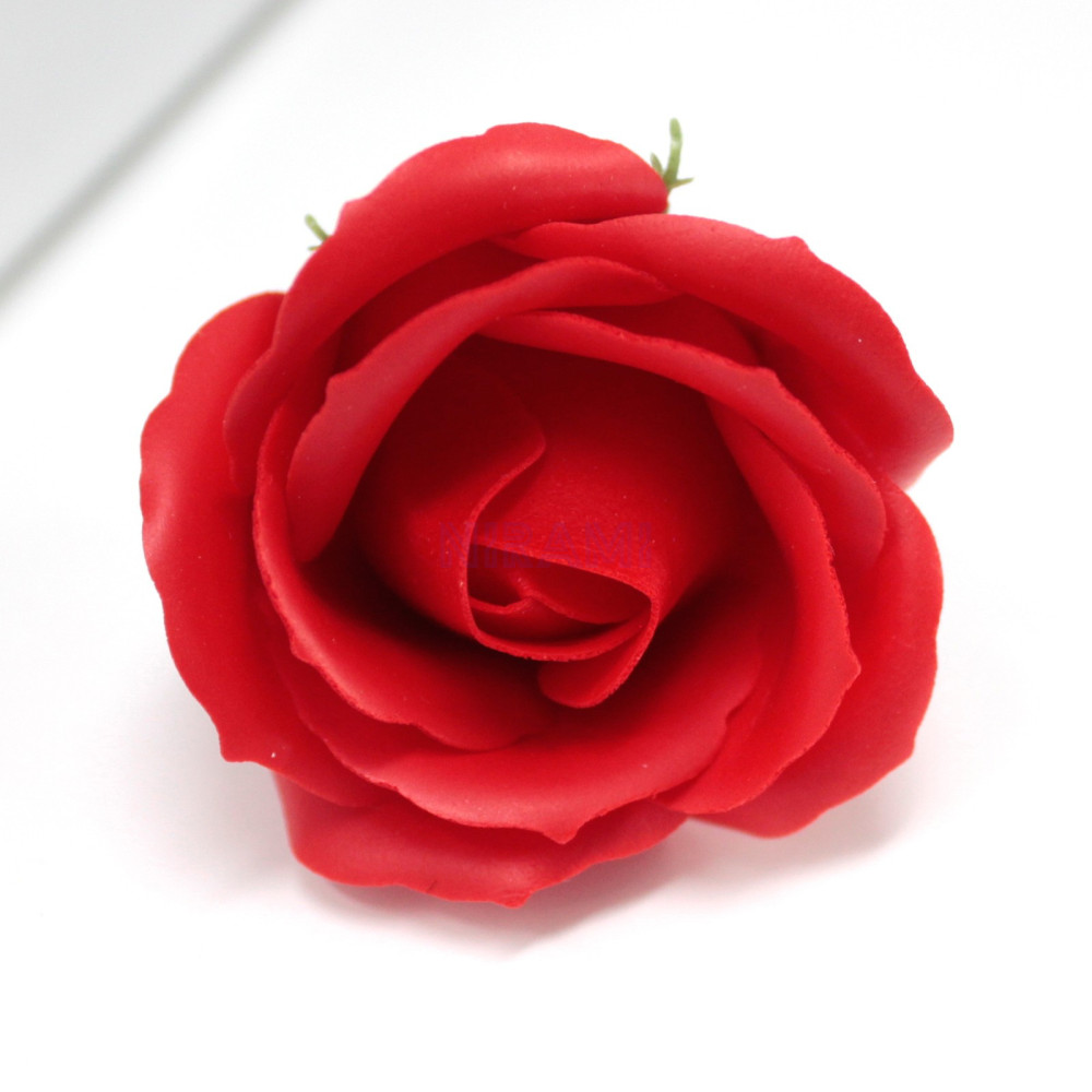 Flor de Jabon para manualidades deco mediana - roja