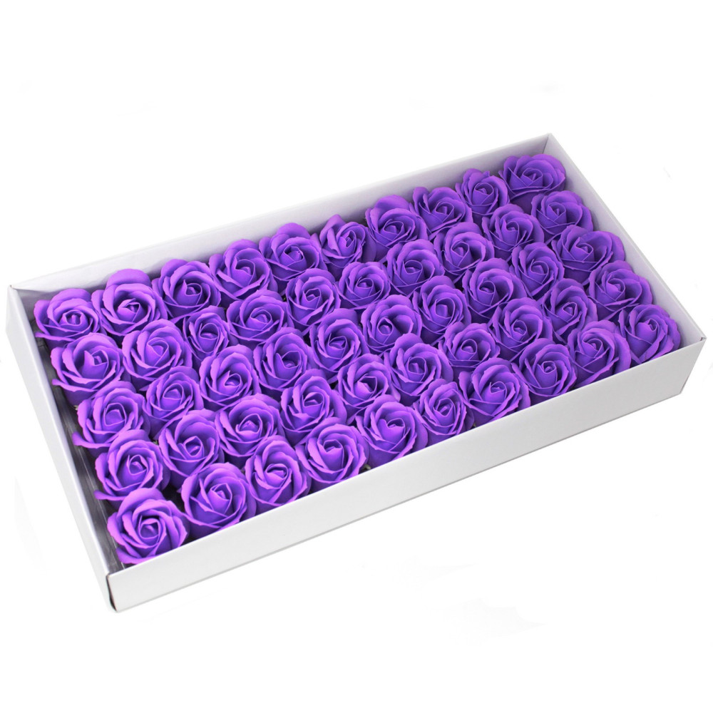 Flor de Jabon para manualidades deco mediana - lavanda